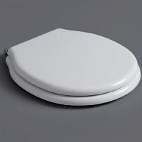 Крышка-сидение с микролифтом Simas Londra белая, петли хром