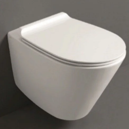 Унитаз подвесной Simas Gambassi безободковый GA18bi (детальная фотография)