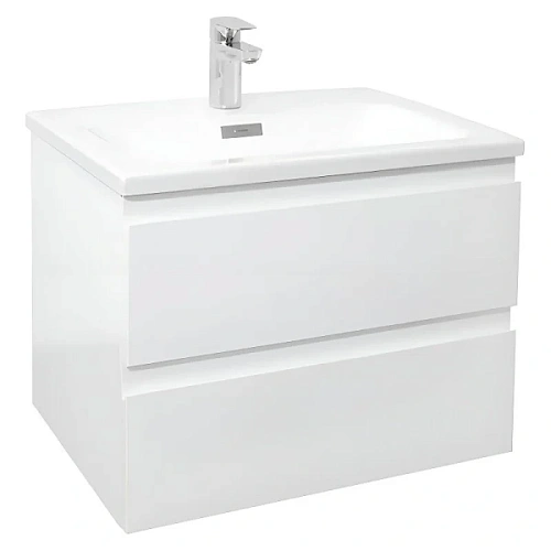 Тумба под раковину подвесная Jacob Delafon Madeleine 60 см белая матовая - фото 1