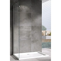 Душевая перегородка Abber Zart 70 см профиль хром
