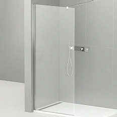 Душевая перегородка Cezares Liberta 130 см профиль хром