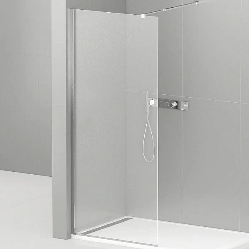 Душевая перегородка Cezares Liberta 130 см профиль хром - фото 1