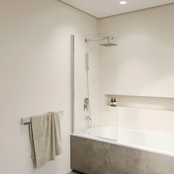 Шторка для ванны RGW Screens SC-009 70x150 см профиль хром 351100907-11 (детальная фотография), хромированный профиль