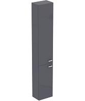 Шкаф-пенал подвесной Ideal Standard Connect Space 30 см серый глянцевый