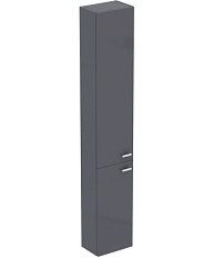 Шкаф-пенал подвесной Ideal Standard Connect Space 30 см серый глянцевый