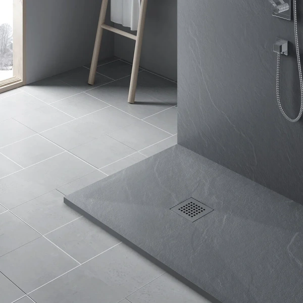 Душевой поддон Vincea 130х90 см серый VST-4SR9013G (детальная фотография), прямоугольные