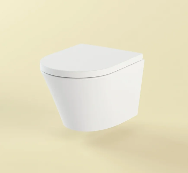 Унитаз подвесной Lavinia Boho Biore безободковый 330402CR (детальная фотография), фарфор, керамика index_2