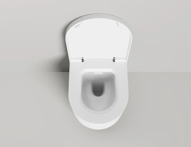 Унитаз подвесной Salini Gemelli белый матовый 240121KM (детальная фотография), без бачка, со скрытым бачком