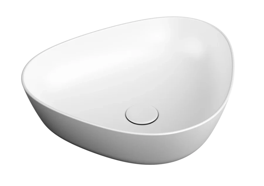 Раковина VitrA Plural 47 см белая матовая 7812B401-0016 (детальная фотография)