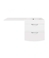 Тумба с раковиной подвесная Style Line Жасмин-2 ЛС-00000577 120 см с ящиками