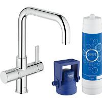 Смеситель для кухни,хром, GROHE Blue Pure 31299001