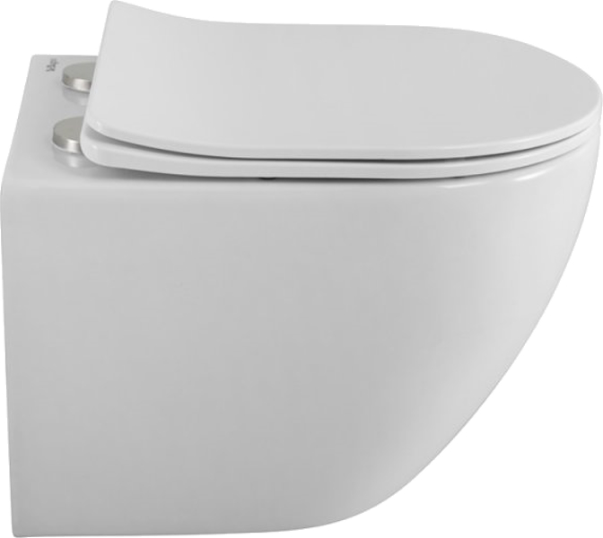 Унитаз подвесной BelBagno Uno 2.0 с сиденьем BB7306CHR/SC (детальная фотография), подвесные, встраиваемые