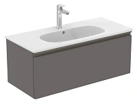 Тумба под раковину подвесная Ideal Standard Tesi 100 см серо-коричневый темный матовый