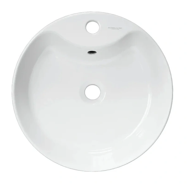 Раковина Aqwella Luxe Best Shelf 43 см белая WB.CT/Best/43-C.Shelf/WHT (детальная фотография), 45 см